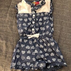 Denim romper